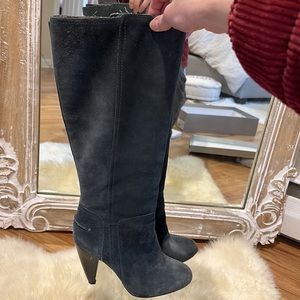 Jessica Simpson suade boots
